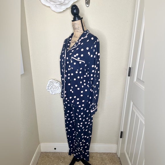 NTM: Kate Spade Dream a Little Dream Polka Dots Pajama Set Size XL - Picture 9 of 16